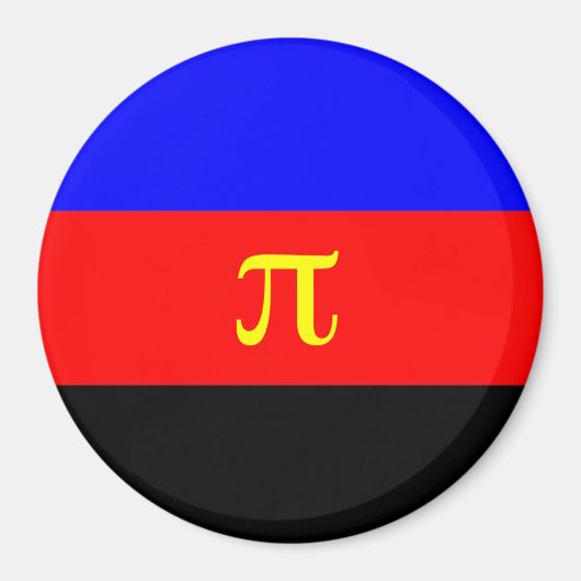Polyamorie trotsvlag magneet (Voorkant)