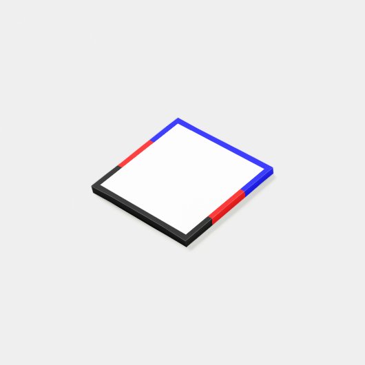 Polyamorie trotsvlag post-it® notes (Schuin)
