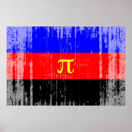 Polyamorie trotsvlag poster (Voorkant)