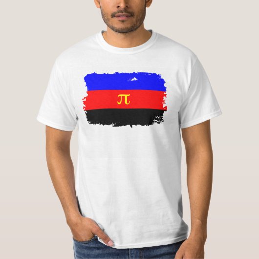Polyamorie trotsvlag t-shirt (Voorkant)