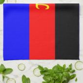 Polyamorie trotsvlag theedoek (Gevouwen)