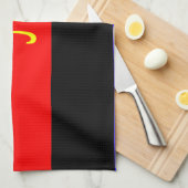 Polyamorie trotsvlag theedoek (Quarter Fold)