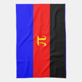 Polyamorie trotsvlag theedoek (Verticaal)