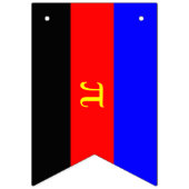 Polyamorie trotsvlag vlaggetjes (Eerste vlag)