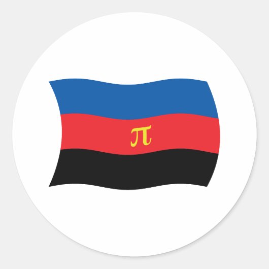 Polyamorie Vlag Sticker (Voorkant)