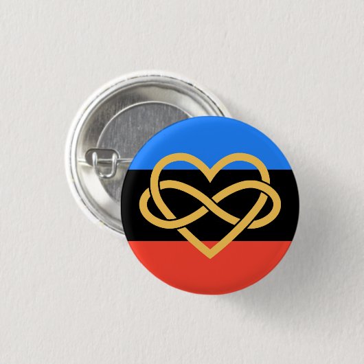 Polyamorische Button (Voorkant /achterkant)