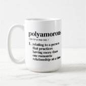 Polyamorische definitie koffiemok (Links)