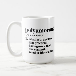 Polyamorische definitie koffiemok