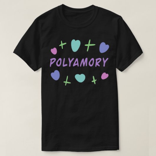 Polyamorische relaties Poly T-shirt (Design voorkant)