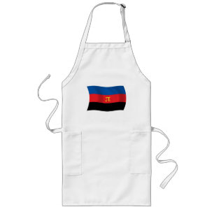 Polyamory Flag Apron Lang Schort