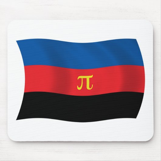 Polyamory Flag Mousepad Muismat (Voorkant)