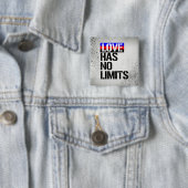 Polyamory - Liefde kent geen grenzen - LGBTQ-recht Vierkante Button 5,1 Cm (In situ)