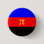 Polyamory Pride Button (Pi) (Voorkant)
