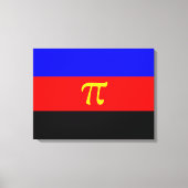 Polyamory Pride Flag Canvas Afdruk (Voorkant)