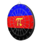 Polyamory Pride Flag Dartbord (Voorkant Rechts)