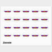 Polyamory Pride Flag Hart Sticker (Vel)