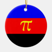 Polyamory Pride Flag Keramisch Ornament (Voorkant)