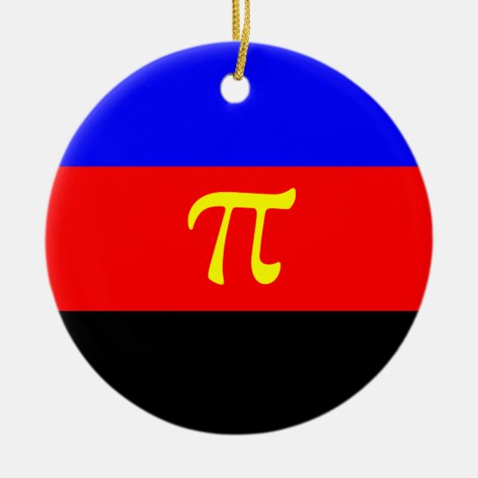 Polyamory Pride Flag Keramisch Ornament (Voorkant)