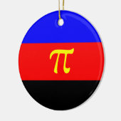 Polyamory Pride Flag Keramisch Ornament (Links)