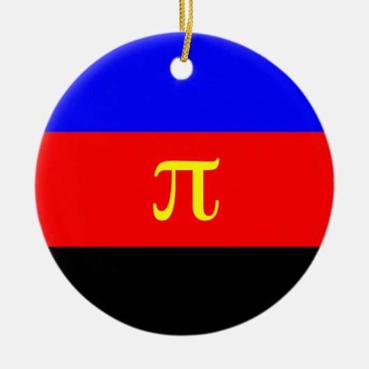 Polyamory Pride Flag Keramisch Ornament (Voorkant)