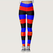 Polyamory Pride Flag Leggings (Voorkant)