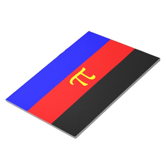 Polyamory Pride Flag Notitieblok (Schuin)