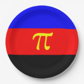 Polyamory Pride Flag Papieren Bordje (Voorkant)