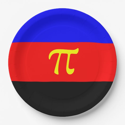 Polyamory Pride Flag Papieren Bordje (Voorkant)