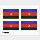 Polyamory Pride Flag Rechthoekige Sticker (Vel)