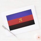 Polyamory Pride Flag Rechthoekige Sticker (Envelop)