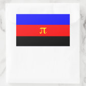 Polyamory Pride Flag Rechthoekige Sticker (Tas)