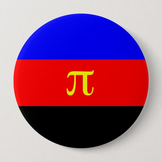 Polyamory Pride Flag Ronde Button 4,0 Cm (Voorkant)
