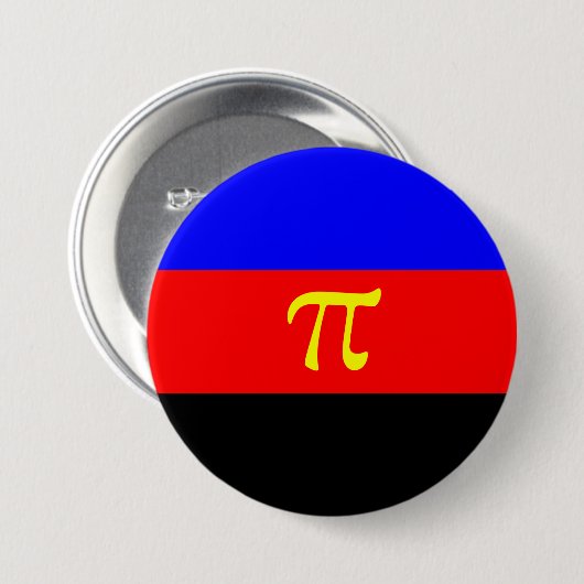 Polyamory Pride Flag Ronde Button 7,6 Cm (Voorkant /achterkant)