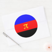 Polyamory Pride Flag Ronde Sticker (Envelop)