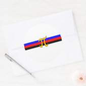 Polyamory Pride Flag Ronde Sticker (Envelop)