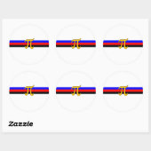 Polyamory Pride Flag Ronde Sticker (Vel)