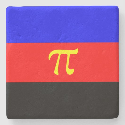 Polyamory Pride Flag Stenen Onderzetter (Voorkant)