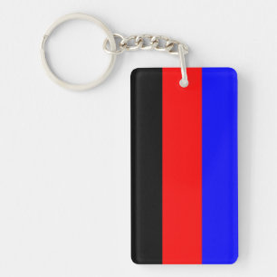 Polyamory Pride Flag Stripes Sleutelhanger