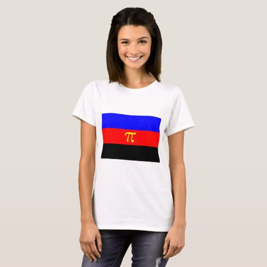 Polyamory Pride Flag T-shirt (Voorkant volledig)