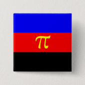 Polyamory Pride Flag Vierkante Button 5,1 Cm (Voorkant)