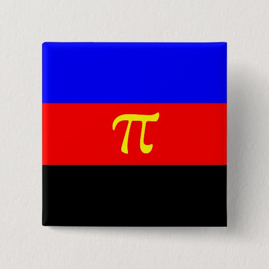 Polyamory Pride Flag Vierkante Button 5,1 Cm (Voorkant)