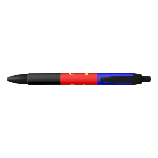 Polyamory Pride Flag Zwarte Inkt Pen (Achterkant)