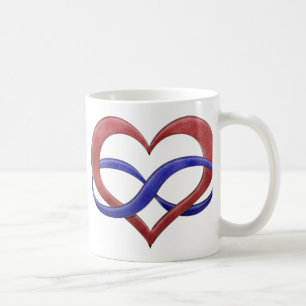 Polyamory Pride Infinity Heart Koffiemok