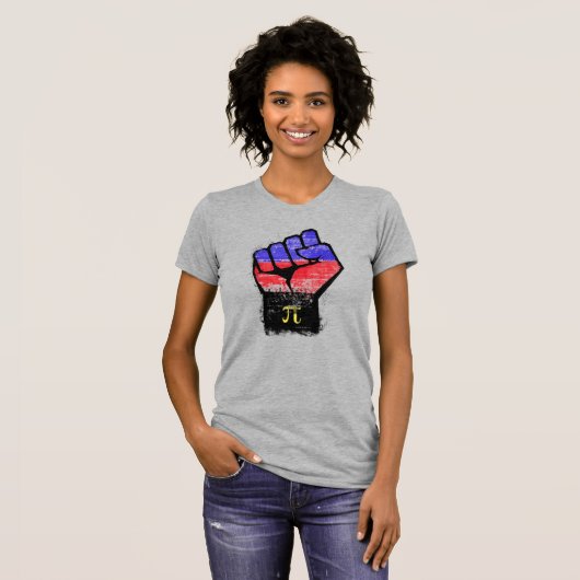 Polyamory Pride T-shirt (Voorkant volledig)