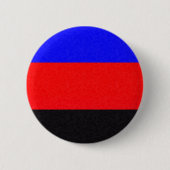Polyamory Pride vlag Kleur Achtergrond Ronde Button 5,7 Cm (Voorkant)
