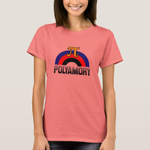 POLYAMORY RAINBOW FLAG T-SHIRT
