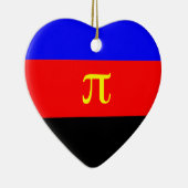 POLYAMORY STREPEN ONTWERP KERAMISCH ORNAMENT (Rechts)