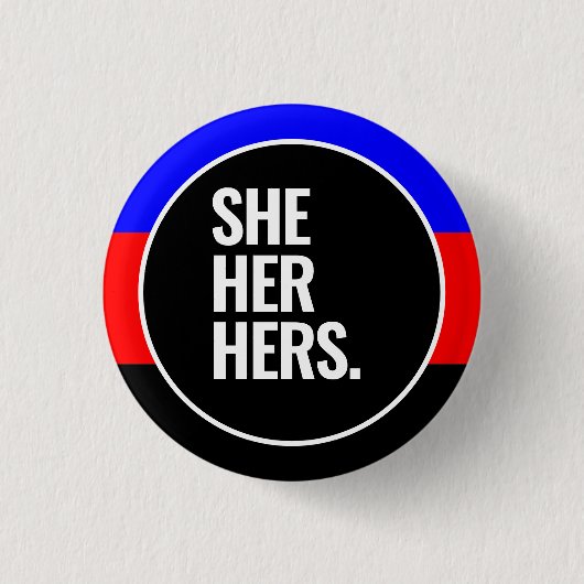 Polyamory trots ronde button 3,2 cm (Voorkant)