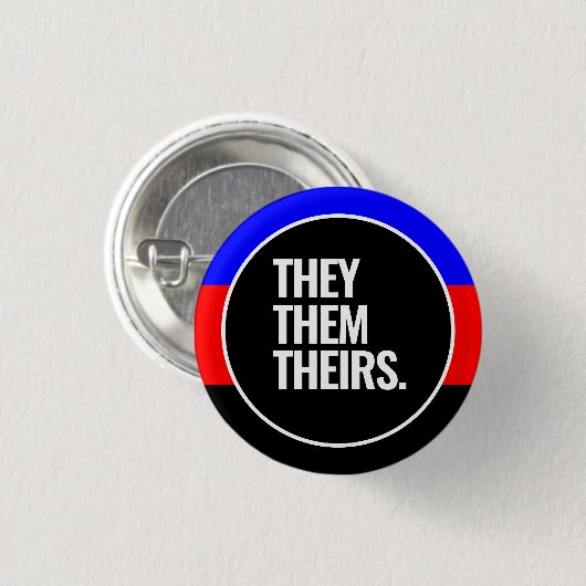 Polyamory trots ronde button 3,2 cm (Voorkant /achterkant)