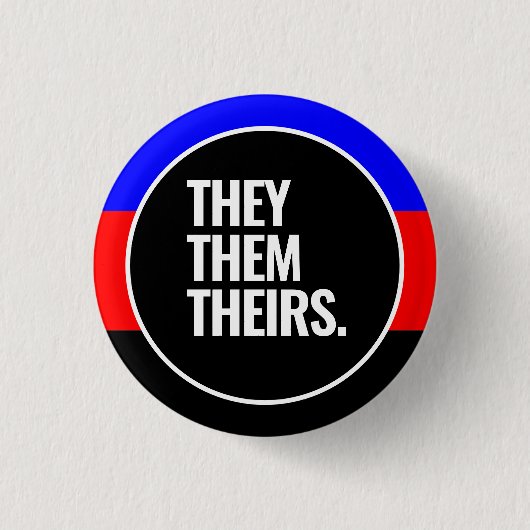 Polyamory trots ronde button 3,2 cm (Voorkant)